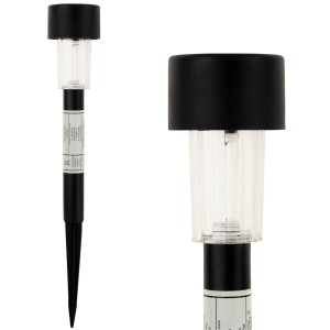 C77504 Lampa SOLARNA LAMPKA ogrodowa LED WBIJANA SŁUPEK CZARNA