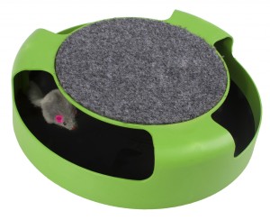 CAT0526 ZABAWKA DLA KOTA KÓŁKO Z MYSZKĄ DRAPAK MYSZKA 25CM