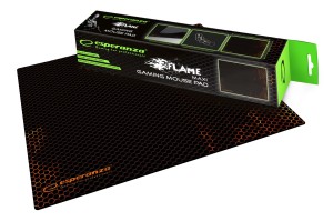 EGP103R PODKLADKA POD MYSZKĘ KOMPUTEROWA GAMING FLAME MAXI ESPERANZA EGP103R