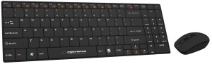EK122K ESPERANZA ZESTAW BEZPRZEWODOWY KLAWIATURA + MYSZ 2.4G USB LIBERTY CZARNA