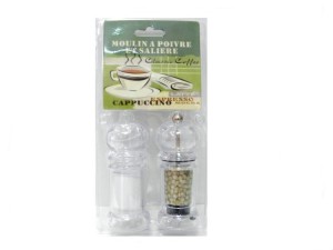 TV79 ZESTAW 2x MŁYNEK do soli pieprzu ozdobny