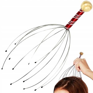 UR11 AJURWEDYJSKI MASAŻER DO MASAŻU SKÓRY GŁOWY RELAKSUJĄCY DRAPACZKA DO WCIEREK