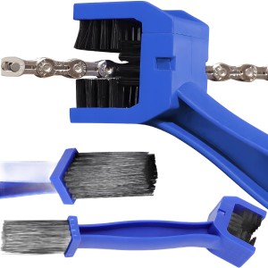 WW18 SZCZOTKA DO CZYSZCZENIA ŁAŃCUCHA 2w1 MOTOR ROWER serwisowa do Smarowania