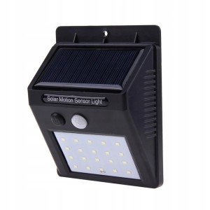 WW40 HALOGEN LAMPA SOLARNA 20 LED Z CZUJNIKIEM RUCHU