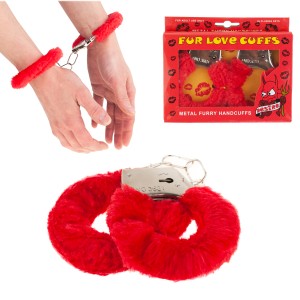 ZW34 METALOWE KAJDANKI Z MIĘKKIM GRUBYM FUTERKIEM FUTREM PANIEŃSKI KOLORY 18STKA