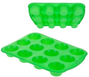 TG56209 FORMA DO MUFFINEK BABECZEK SILIKONOWA BLACHA pieczenia 12szt