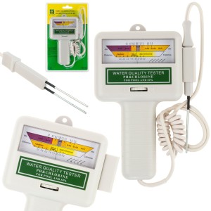 ZW75 BASENOWY MIERNIK TESTER PH WODY POZIOM CHLORU DOKŁADNY NA BATERIE