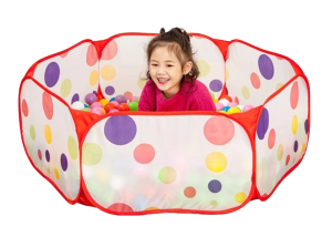 ZB76 SUCHY BASEN KOJEC NA KULKI PIŁKI PIŁECZKI POP UP KOLOROWY + POKROWIEC