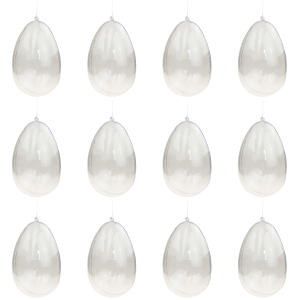 TG60439-1 JAJKA akrylowe PLASTIK składane wiszace 13CM 12SZT