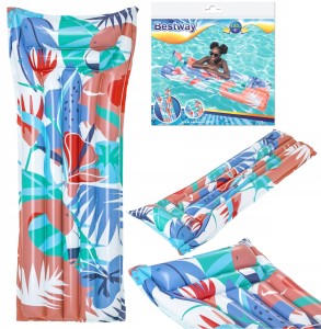 44033 MATERAC KOLOROWY PLAŻOWY DO PŁYWANIA KOLORY SZCZĘŚCIA BESTWAY 183X69CM