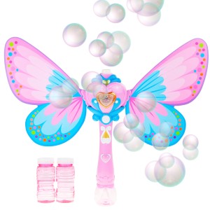 TG60463-1 MASZYNKA DO BANIEK MYDLANYCH MOTYL BAŃKI MYDLANE + PŁYN MAGICZNA RÓŻDŻKA