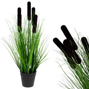 CV17504-2 TRAWA PAŁKA W DONICZCE SZTUCZNA FEJKA WODNA PIĘKNA