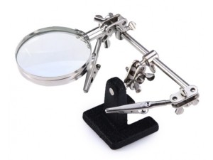 BB81 Zestaw trzecia ręka lupa + uchwyt do lutowania