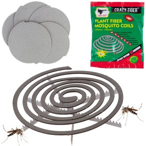 ZW83 SPIRALA OWADOBÓJCZA NA KOMARY MESZKI ODSTRASZACZ KOMARÓW 10SZT na grilla