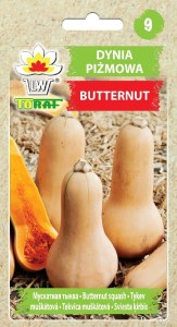 W1245 DYNIA PIŻMOWA BUTTERNUT CUCURBITA MOSCHATA NASIONA DYNI DELIKATNY SMAK 5G