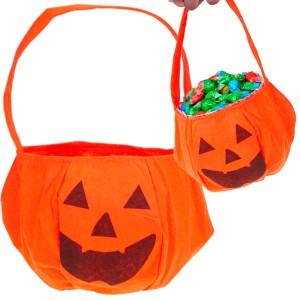 TG70241 TOREBKA DYNIA NA SŁODYCZE HALLOWEEN WADERKO MATERIAŁOWE KOSZYK NA CUKIERKI