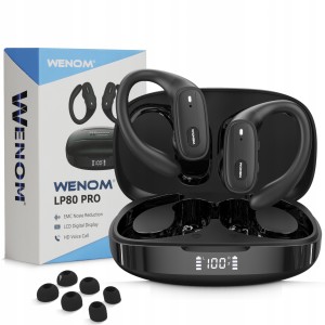 Sportowe słuchawki LP-80 Bluetooth 5.3 PRO bass Bezprzewodowe Rozmowy HD