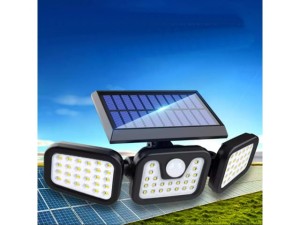LAMPA SOLARNA LED 3w1 CZUJNIK ZMIERZCHU 3 STRONY
