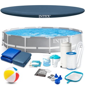 Basen ogrodowy stelażowy 366 x 76 cm 16w1 INTEX 26712