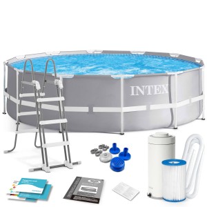 Basen ogrodowy stelażowy Prism Frame 366 x 99 cm 4w1 INTEX 26716