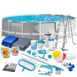 Basen ogrodowy stelażowy 427 x 107 cm 21w1 INTEX 26720