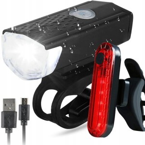 LAMPKA ROWEROWA + LAMPKA TYLNA CB-4