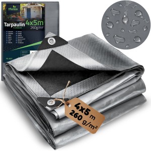 Plandeka 500 x 400 cm 260 g/m2 Plonos PL-501