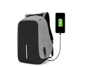 PLECAK ANTYKRADZIEŻOWY TURYSTYCZNY USB SZKOLNY