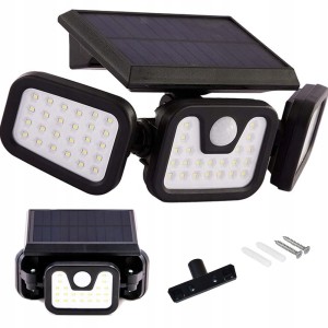 LAMPA SOLARNA POTRÓJNA XW-B40