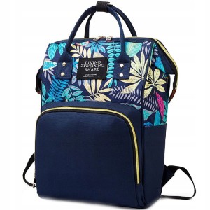 TORBA DO WÓZKA 3w1 Z WZORAMI LIŚCI SC-1100