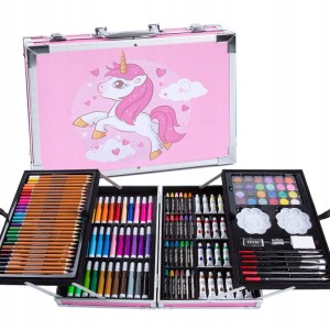 ZESTAW ARTYSTYCZNY 145 szt. JEDNOROŻEC MONET145