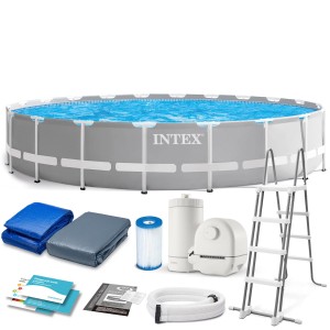 Basen ogrodowy stelażowy 610 x 132 cm 12w1 INTEX 26756
