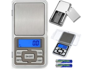 WAGA JUBILERSKA PRECYZYJNA CYFROWA 0,01-200G szara