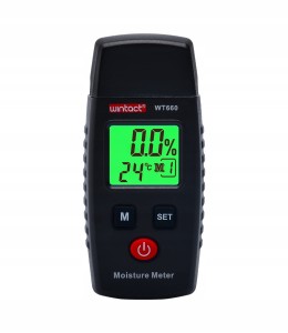 Inwazyjny wilgotnościomierz do drewna i betonu Wintact 0-70 %