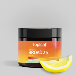 Żelki konopne Broad25-25mg - smak cytrynowy - TOPICAL