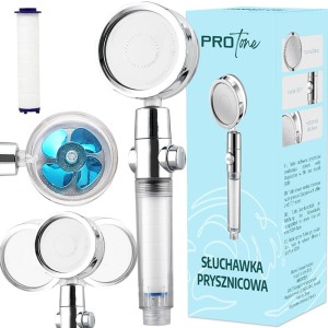 TURBO SŁUCHAWKA PRYSZNICOWA SHOW-TRB BLUE