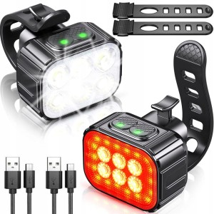 LAMPKA ROWEROWA TYLNA + PRZEDNIA CB-3
