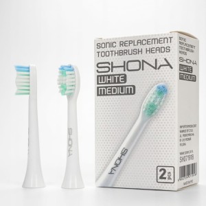 KOŃCÓWKA SHONA DO SZCZOTECZK ORO-SONIC WHITE 2 SZT