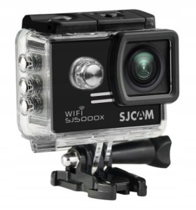 Kamera sportowa SJCAM SJ5000X CZARNA WIFI (carmode) + akcesoria
