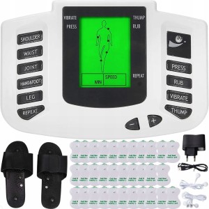 ELEKTROSTYMULATOR TENS EMS ZESTAW CN309