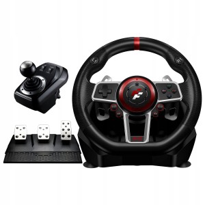 Kierownica 900° + 3 pedały, 6 biegów FLASHFIRE suzuka - PC/PS4/Xbox/Switch