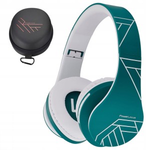 Słuchawki PowerLocus bezprzewodowe OceanBlue BLUETOOTH / microSD / radioFM