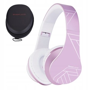 Słuchawki DLA DZIECI PowerLocus KIDS metalpurple bezprzewodowe BLUETOOTH
