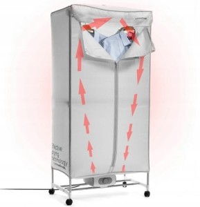 Elektryczna Suszarka Do Ubrań Przenośna 2 Poziomy Zamek 1200W INNOVAGOODS
