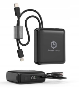 Powerbank PowerLocus 10000mAh PD 20W Szybkie ładowanie USB-C + Lightning