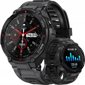 SMARTWATCH MĘSKI SPORTOWY K22 CZARNY