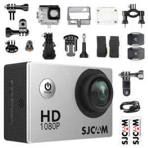KAMERA SPORTOWA SJCAM SJ4000 FULLHD srebrna MENU PL ORG