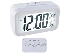 ZEGAR BUDZIK DUŻY WYŚWIETLACZ LED TERMOMETR DATA