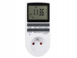PROGRAMATOR CZASOWY WŁĄCZNIK WYŁĄCZNIK TIMER LCD