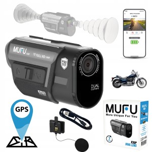 WIDEOREJESTRATOR MOTOCYKLOWY MUFU MOTOCAM V30P FullHD 7H kamera na motocykl